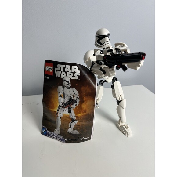 Lego Star Wars Figures: First Order Stormtrooper Complete w/Manual 75114 - Picture 1 of 11
